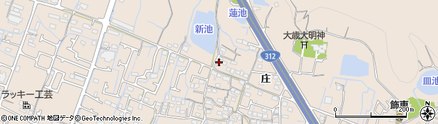 兵庫県姫路市飾東町庄628周辺の地図