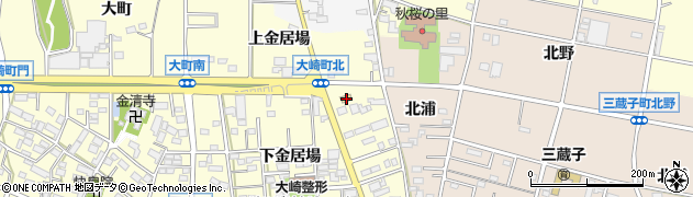 愛知県豊川市大崎町下金居場137周辺の地図