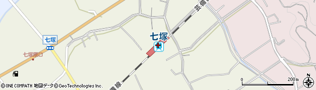 七塚駅周辺の地図