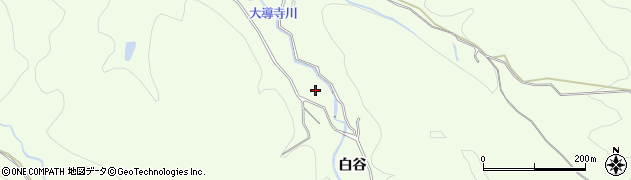京都府宇治田原町（綴喜郡）立川（白谷）周辺の地図