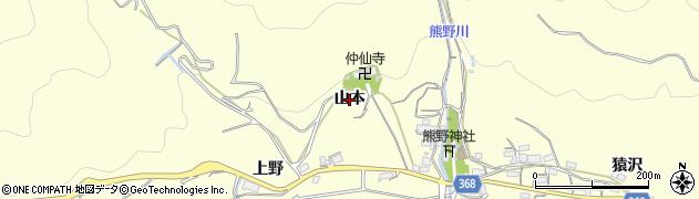 愛知県豊川市御津町金野（山本）周辺の地図