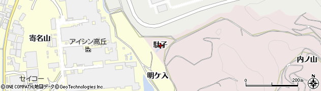 愛知県西尾市吉良町駮馬（駄子）周辺の地図