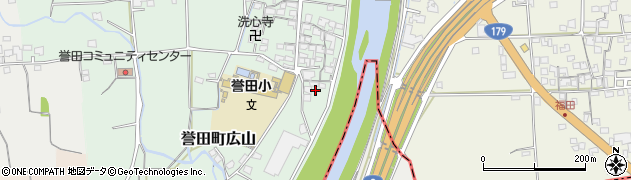 兵庫県たつの市誉田町広山546周辺の地図