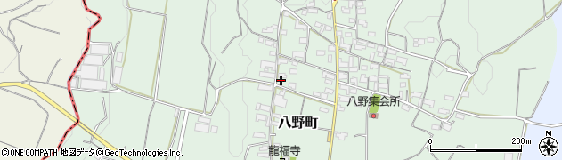 三重県鈴鹿市八野町周辺の地図