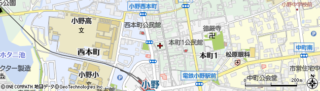 藤野昆布店周辺の地図