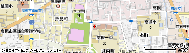 城内公民館周辺の地図