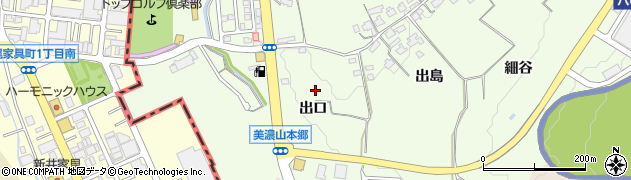 京都府八幡市美濃山（出口）周辺の地図