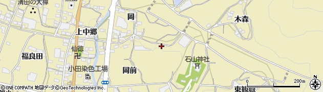 愛知県蒲郡市清田町周辺の地図