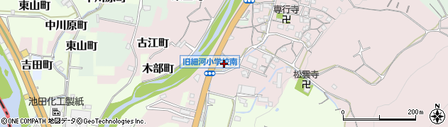 ＪＡ大阪北部細河周辺の地図
