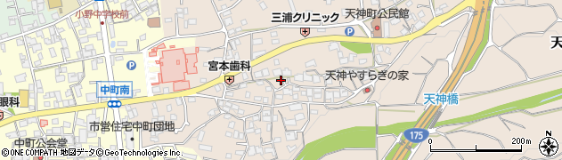 兵庫県小野市天神町829周辺の地図