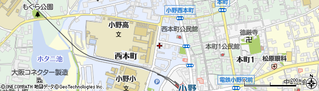 蜻蛉会館周辺の地図