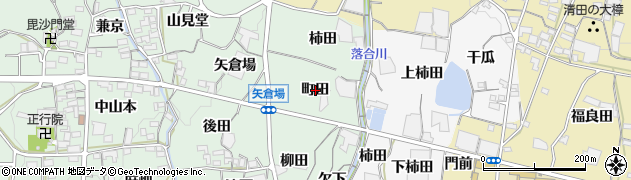愛知県蒲郡市神ノ郷町（町田）周辺の地図