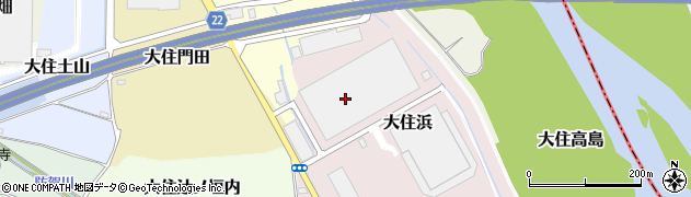 京都府京田辺市大住浜5周辺の地図