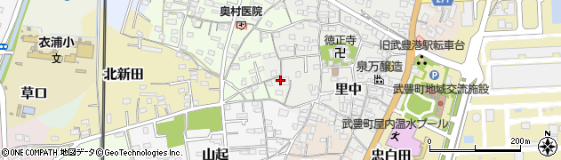 愛知県知多郡武豊町里中100周辺の地図