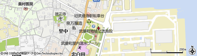 ファミリーマート武豊里中東店周辺の地図