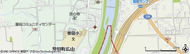 兵庫県たつの市誉田町広山539周辺の地図