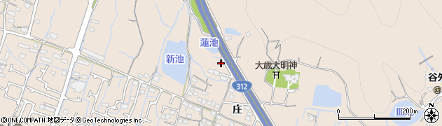 兵庫県姫路市飾東町庄586周辺の地図