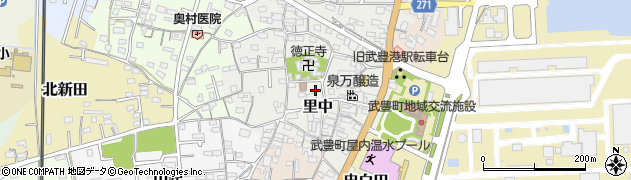 愛知県知多郡武豊町里中74周辺の地図