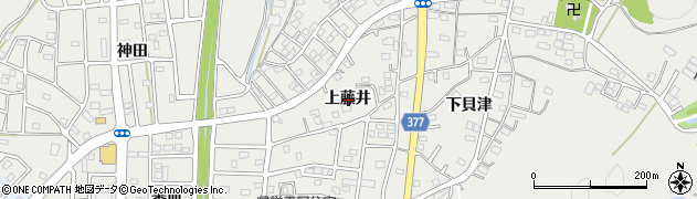 愛知県豊川市平尾町上藤井周辺の地図