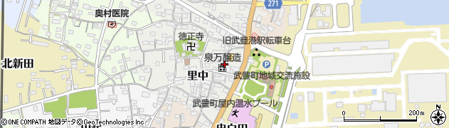愛知県知多郡武豊町里中81周辺の地図