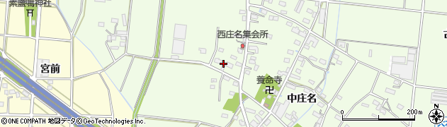 愛知県豊川市篠田町（上田尻）周辺の地図