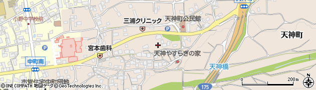 兵庫県小野市天神町795周辺の地図