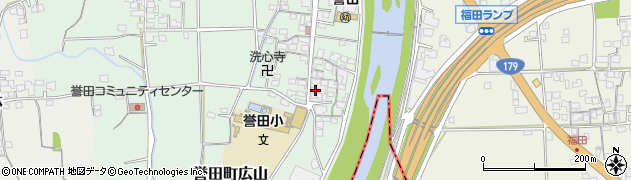 兵庫県たつの市誉田町広山536周辺の地図