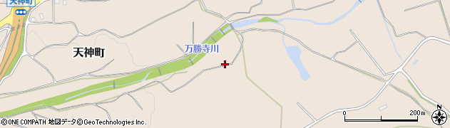 兵庫県小野市天神町周辺の地図
