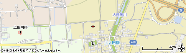 兵庫県太子町（揖保郡）上太田周辺の地図