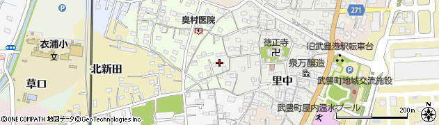 愛知県知多郡武豊町里中104周辺の地図
