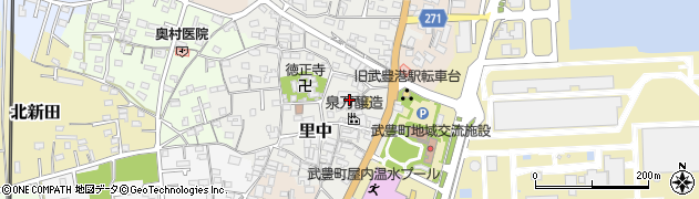 愛知県知多郡武豊町里中78周辺の地図