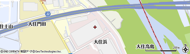 京都府京田辺市大住浜21周辺の地図