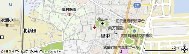 愛知県知多郡武豊町里中71周辺の地図