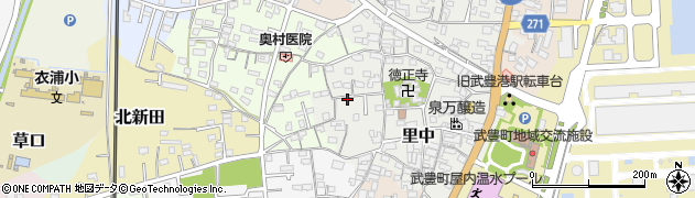 愛知県知多郡武豊町里中106周辺の地図
