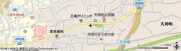 兵庫県小野市天神町796周辺の地図