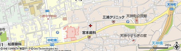 兵庫県小野市天神町1008-2周辺の地図