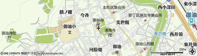 愛知県豊川市御油町今斉32周辺の地図