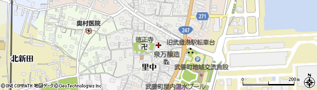 愛知県知多郡武豊町里中周辺の地図