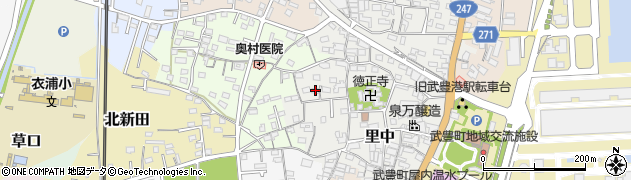 愛知県知多郡武豊町里中109周辺の地図