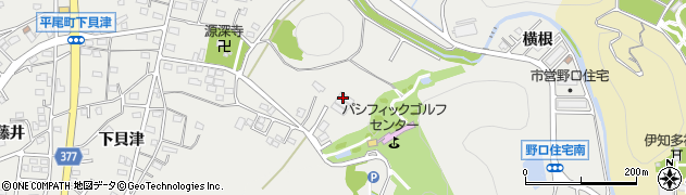 愛知県豊川市平尾町龍周辺の地図