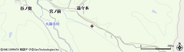 京都府宇治田原町（綴喜郡）立川（遠々木）周辺の地図