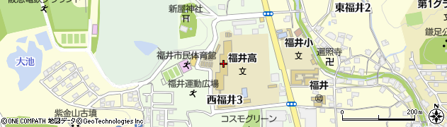 大阪府立福井高等学校周辺の地図