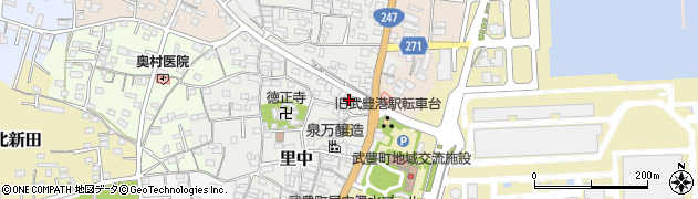 愛知県知多郡武豊町里中127周辺の地図
