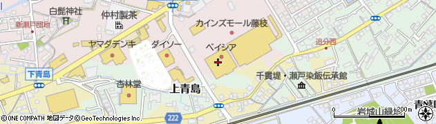 ベイシア　藤枝店周辺の地図