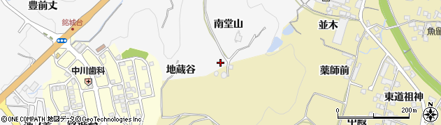 京都府宇治田原町（綴喜郡）郷之口（地蔵谷）周辺の地図