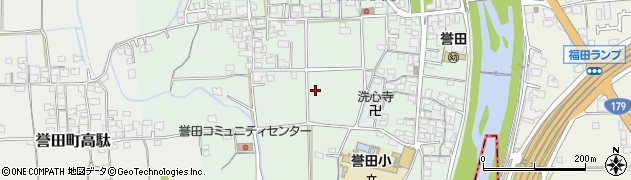 兵庫県たつの市誉田町広山周辺の地図