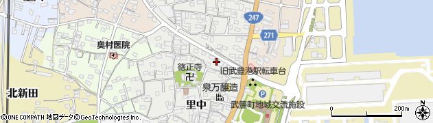 愛知県知多郡武豊町里中133周辺の地図