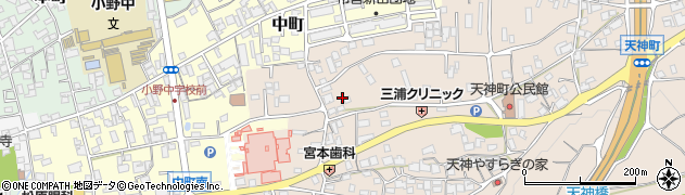兵庫県小野市天神町1055周辺の地図