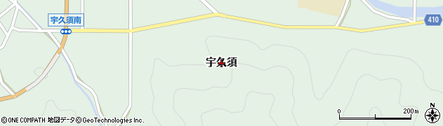 静岡県西伊豆町（賀茂郡）宇久須周辺の地図
