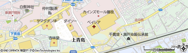 ベイシアスーパーマーケット藤枝店周辺の地図